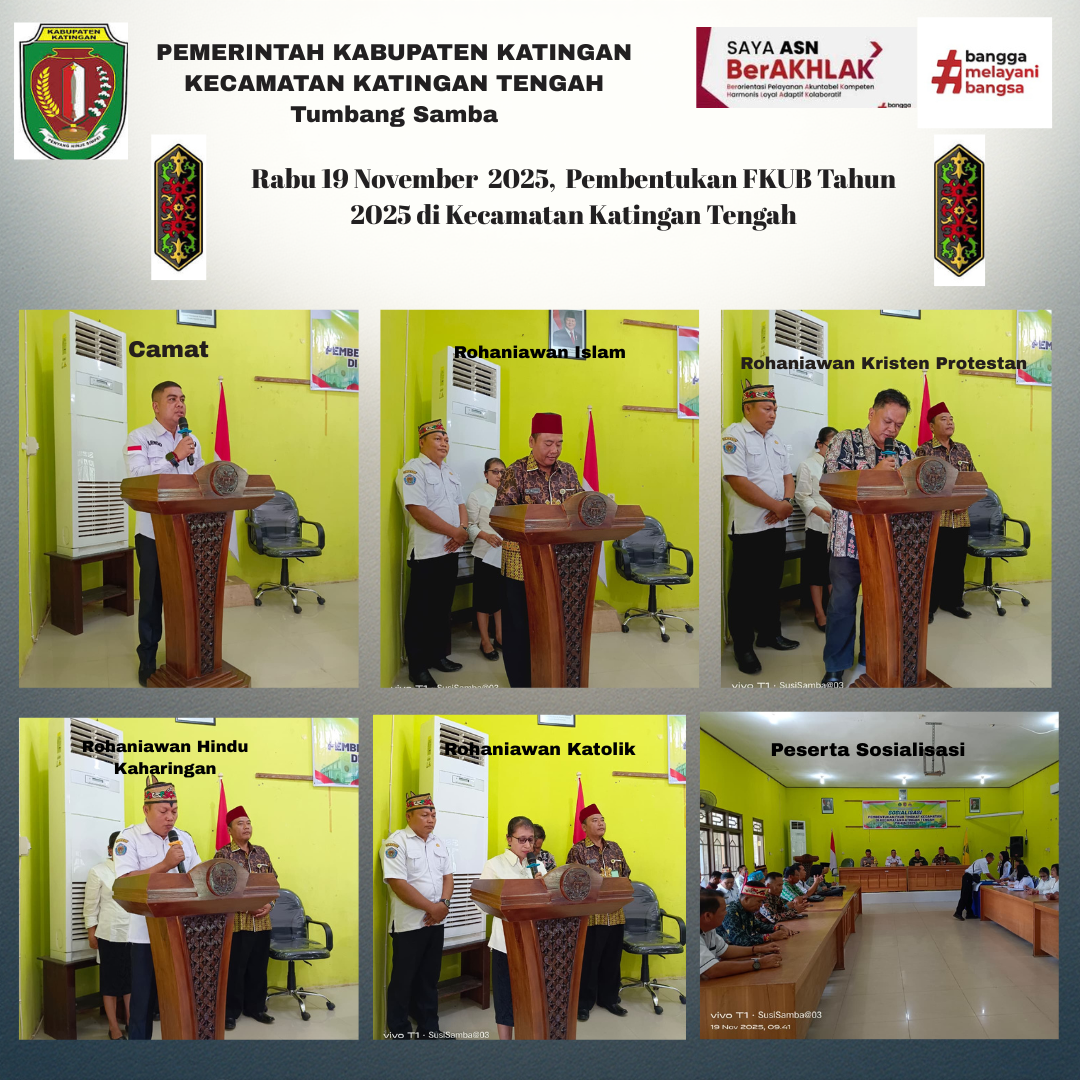 Sosialisas Pembentukan FKBU Kecamatan Katingan Tengah Tahun 2025