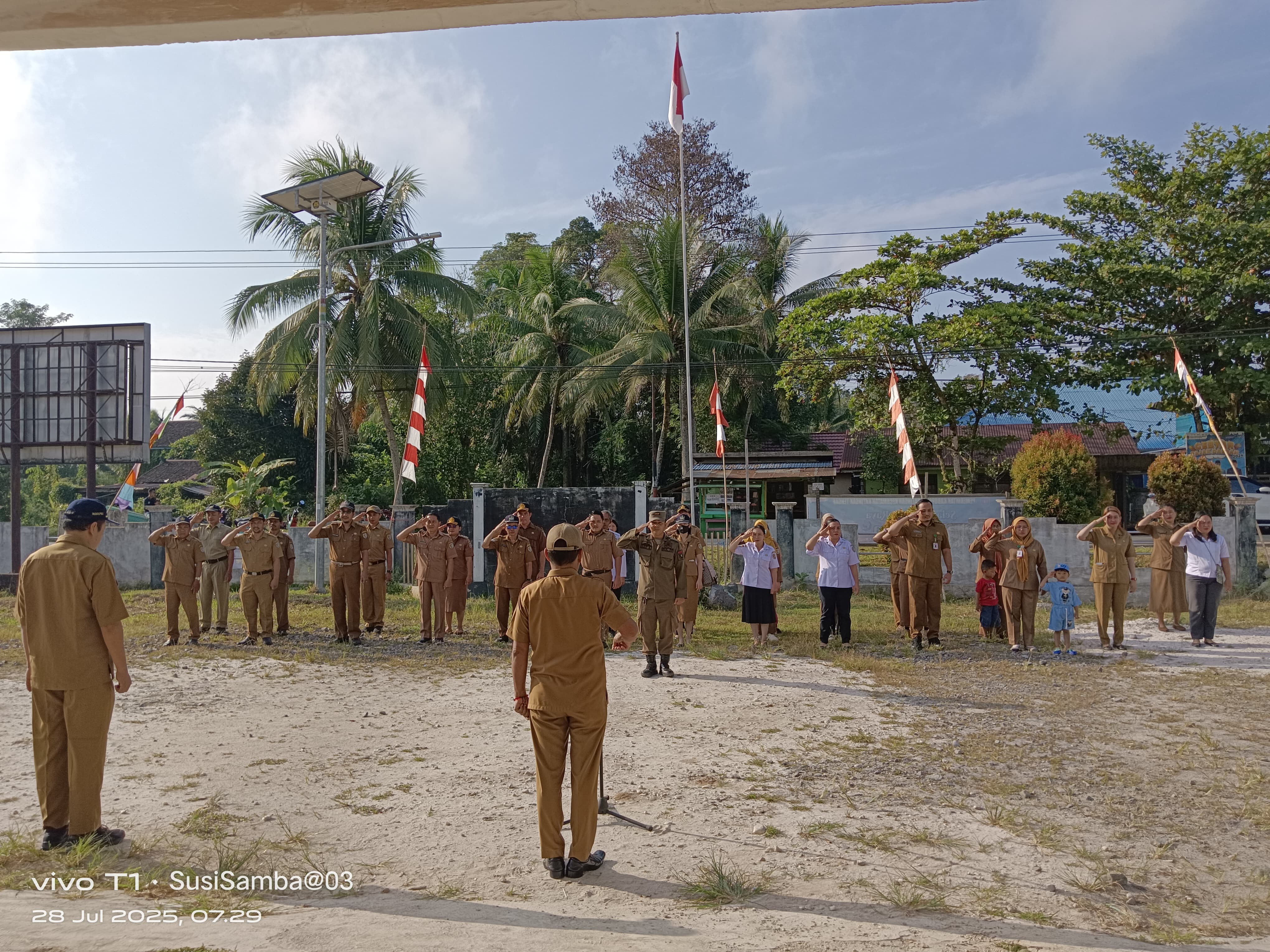 Apel pagi gabungan Senin 28 Juli 2025